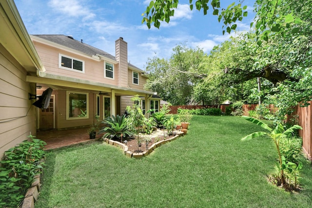 3306 Candlelon Dr, Spring, TX 77388 - view of yard with a patio