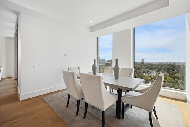 5656 San Felipe St Unit 1301, Houston, TX 77056 - dining room with wood finished floors and recessed lighting