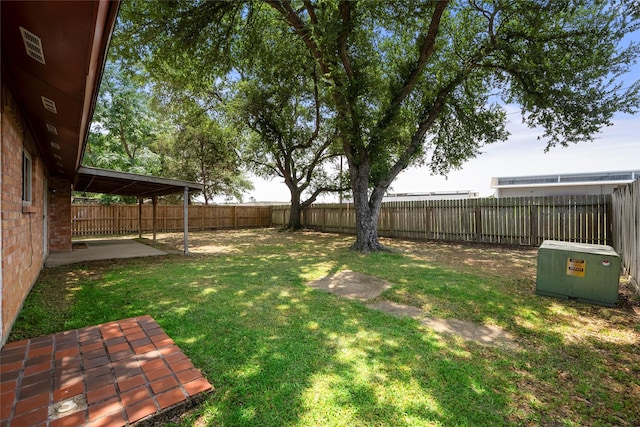3531 Acorn Springs Ln, Spring, TX 77389 - view of yard featuring a patio area