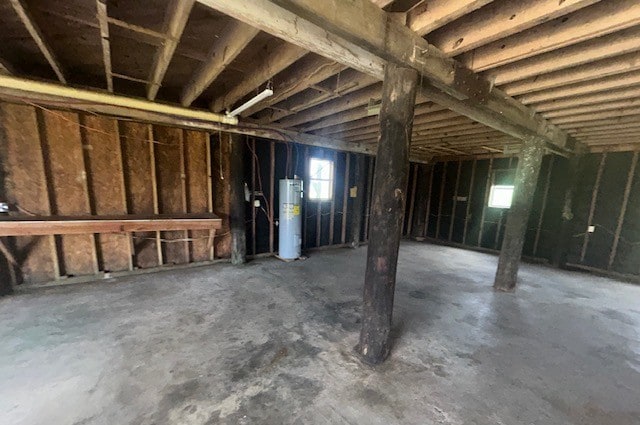 501 S 15th St, Seadrift, TX 77983 - basement featuring water heater