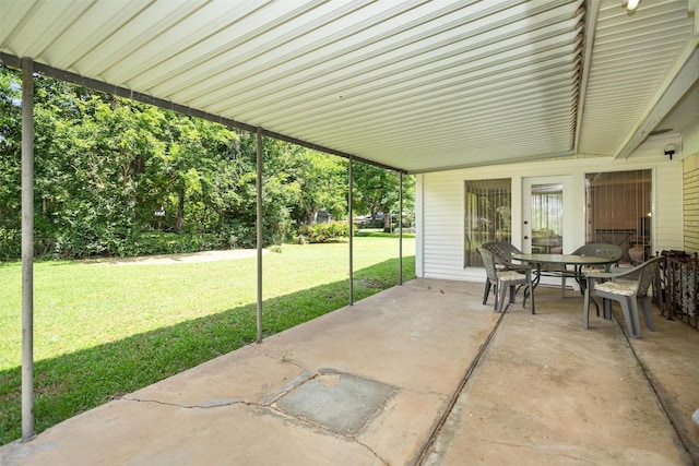 111 Ann St, Crockett, TX 75835 - view of patio / terrace with outdoor dining area