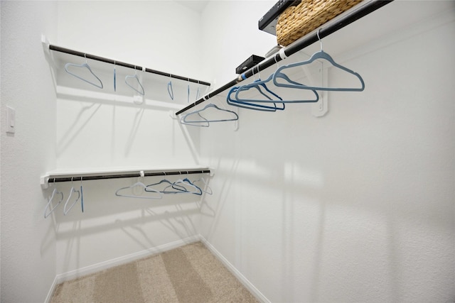 16800 Needlepoint Dr, Conroe, TX 77302 - walk in closet featuring light colored carpet