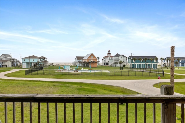 986 Tuna Dr, Crystal Beach, TX 77650 - view of play area with a residential view