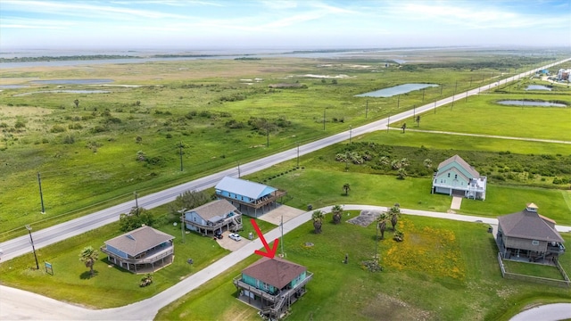 986 Tuna Dr, Crystal Beach, TX 77650 - aerial view of a nearby body of water