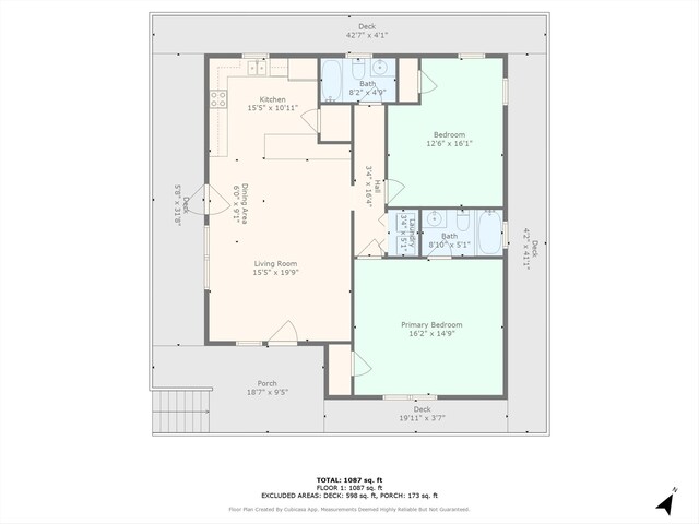 986 Tuna Dr, Crystal Beach, TX 77650 - property floor plan