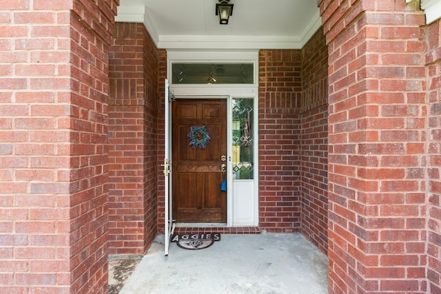 17322 Camberwell Green Ln, Houston, TX 77070 - view of exterior entry featuring brick siding
