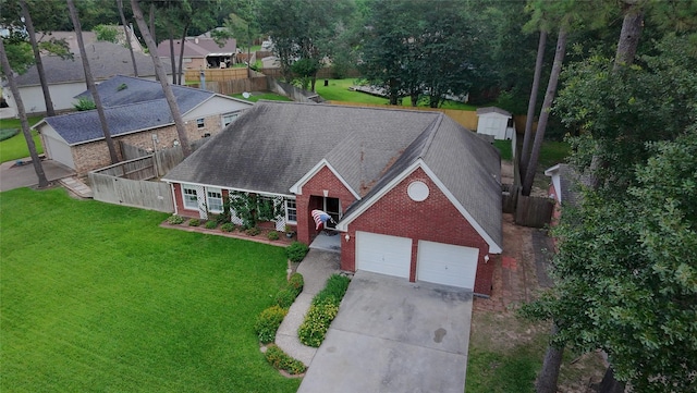 17322 Camberwell Green Ln, Houston, TX 77070 - aerial perspective of suburban area