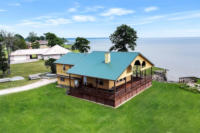 245 Bridgewater, Onalaska, TX 77360 - view of subject property featuring a large body of water