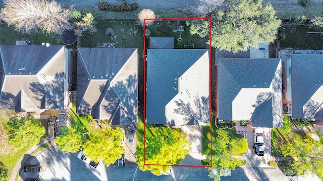 10138 Bayou Manor Ln, Houston, TX 77064 - aerial view of property's location with property parcel outlined