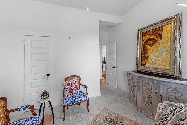 4818 Nodding Thistle Trl, Fulshear, TX 77441 - sitting room with carpet flooring and baseboards