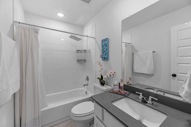 4818 Nodding Thistle Trl, Fulshear, TX 77441 - full bathroom with vanity, shower / tub combo, and toilet