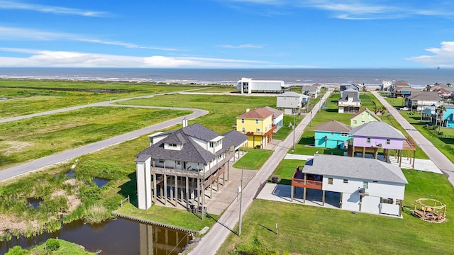 898 Mr G, Crystal Beach, TX 77650 - aerial view of residential area with a large body of water