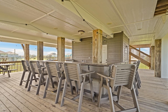 898 Mr G, Crystal Beach, TX 77650 - view of deck