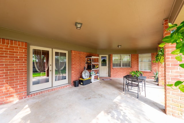 330 N 4th St, Beasley, TX 77417 - view of patio / terrace with french doors