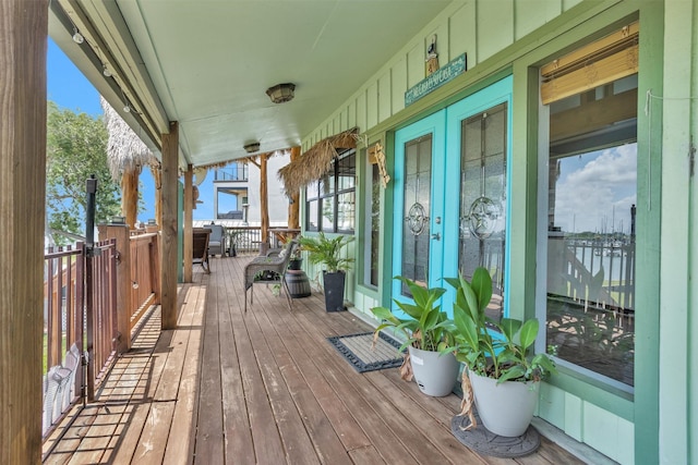 319 W Shore Dr, Kemah, TX 77565 - view of wooden porch