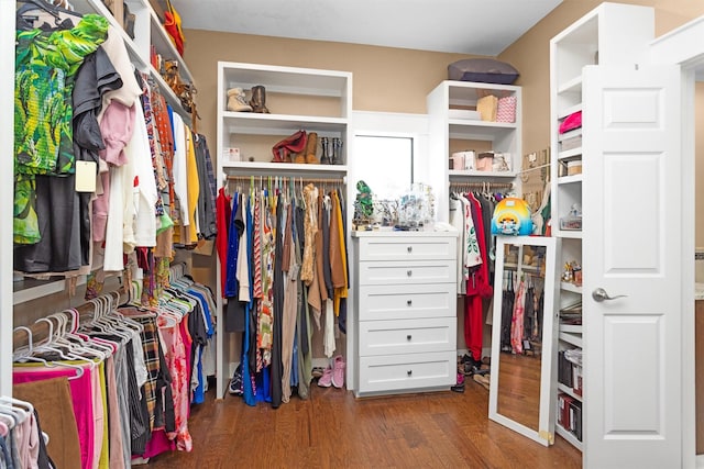 319 W Shore Dr, Kemah, TX 77565 - spacious closet featuring wood finished floors