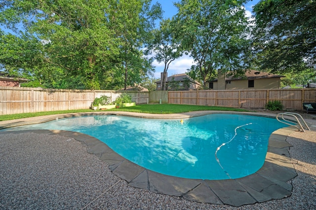 1802 Moston Dr, Spring, TX 77386 - view of pool with a fenced backyard