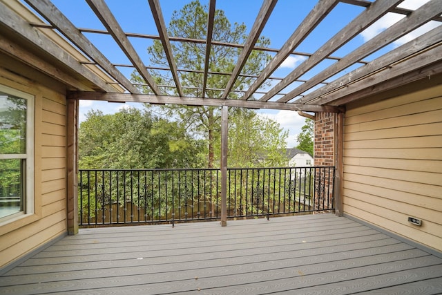 9714 Braesmont Dr, Houston, TX 77096 - view of wooden terrace
