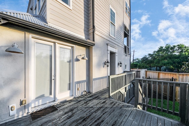 4005 Woodshire Village Ests, Houston, TX 77025 - view of wooden deck