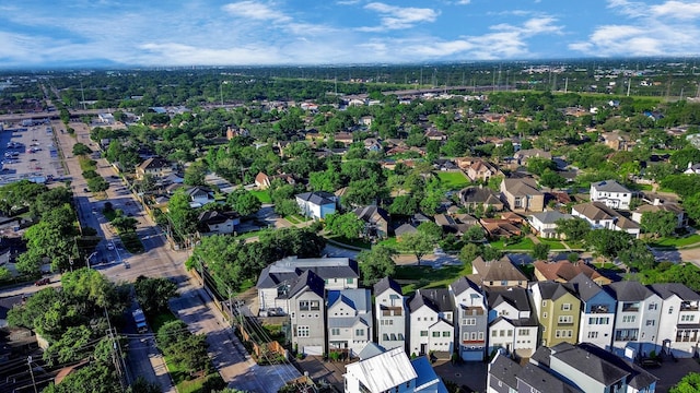 4005 Woodshire Village Ests, Houston, TX 77025 - aerial view of property's location with nearby suburban area
