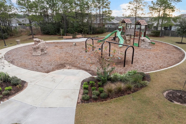 18693 Swainboro Dr, New Caney, TX 77357 - community jungle gym with a residential view