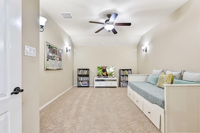 1013 Bolivar Point Ln, Friendswood, TX 77546 - bedroom with carpet floors, baseboards, and ceiling fan