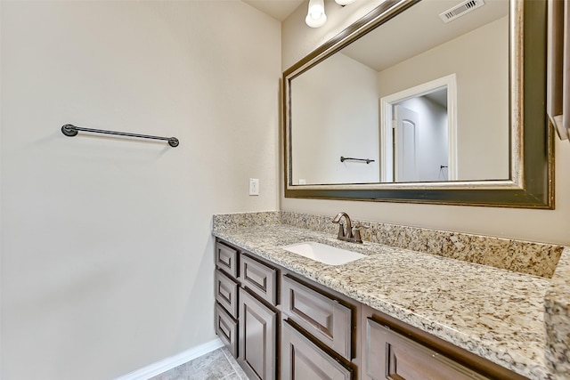 1013 Bolivar Point Ln, Friendswood, TX 77546 - bathroom featuring vanity and baseboards