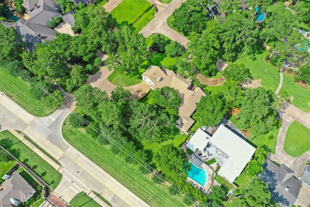 14119 Kiamesha Ct, Houston, TX 77069 - aerial perspective of suburban area with a pool