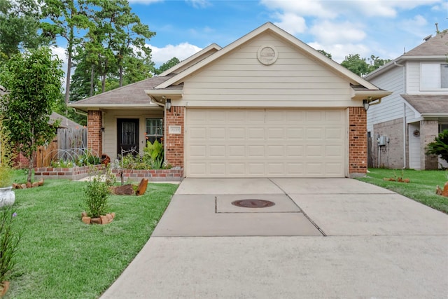 2639 Cypress Island Dr, Houston, TX 77073 - ranch-style home featuring brick siding, driveway, and an attached garage
