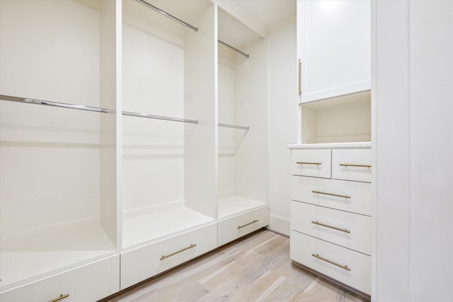 432 Marshall St, Houston, TX 77006 - spacious closet featuring light wood-type flooring