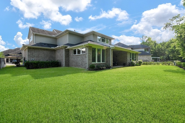 9411 Plaza Point Dr, Missouri City, TX 77459 - view of property exterior with stucco siding and brick siding