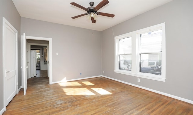 4915 Walker St, Houston, TX 77023 - spare room featuring plenty of natural light, baseboards, and ceiling fan