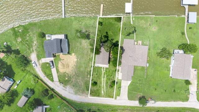 784 W Cattle Dr, Onalaska, TX 77360 - aerial view of property and surrounding area featuring property boundaries highlighted