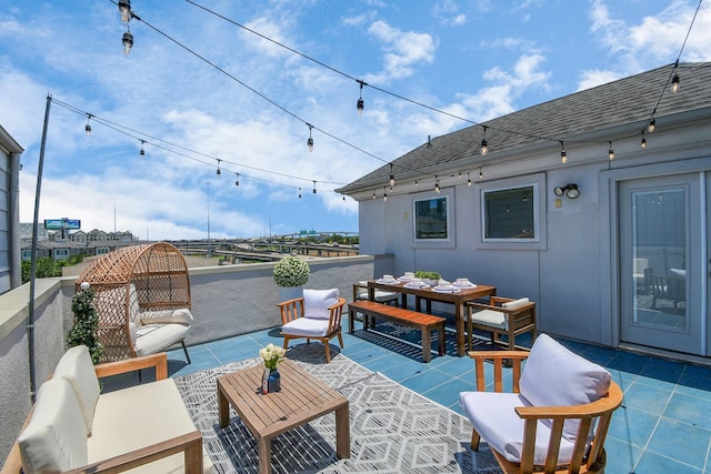 1822 Mcilhenny St Unit B, Houston, TX 77004 - view of patio / terrace featuring outdoor dining area