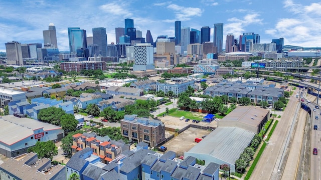1822 Mcilhenny St Unit B, Houston, TX 77004 - aerial view of city skyline