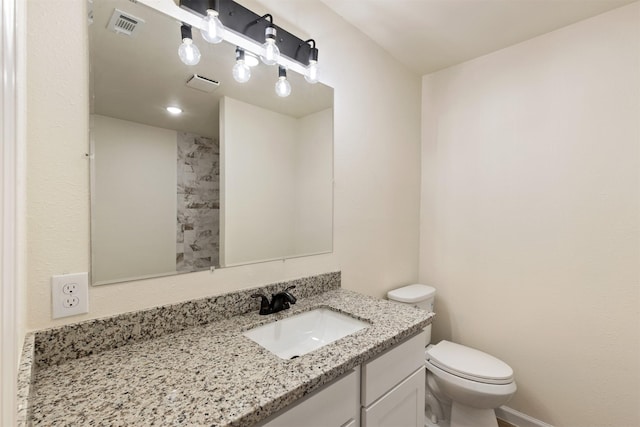 2801 Pickerton Dr, Deer Park, TX 77536 - full bath with toilet, vanity, and a shower