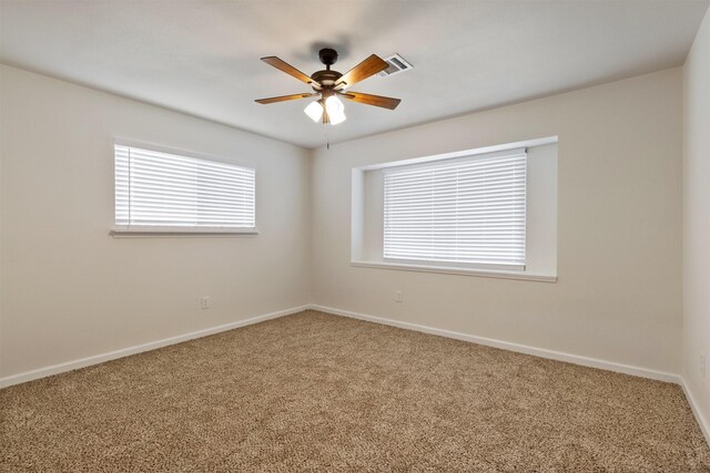 2801 Pickerton Dr, Deer Park, TX 77536 - unfurnished room featuring carpet floors, ceiling fan, and baseboards