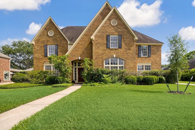 42 Stalybridge St, Sugar Land, TX 77479 - view of front of house featuring a front yard and brick siding