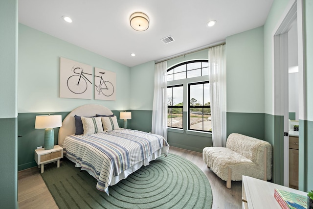 1720 Sedola Ln, Houston, TX 77055 - bedroom featuring wood finished floors, recessed lighting, and baseboards