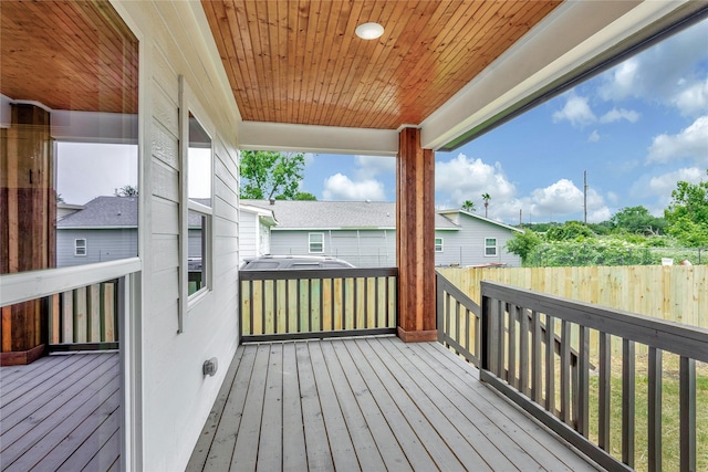 4014 Linder St, Houston, TX 77026 - view of wooden deck