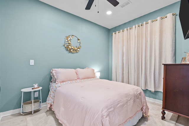 50 Berry St, Coldspring, TX 77331 - bedroom featuring baseboards and ceiling fan