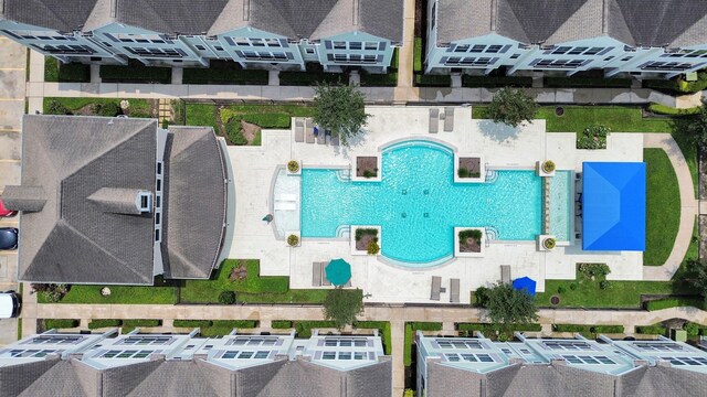3001 Murworth Dr Unit 103, Houston, TX 77025 - bird's eye view of a pool area