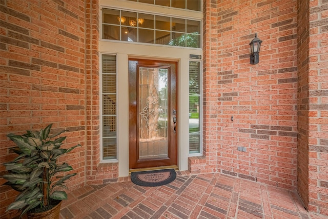 4515 Tremont Glen Ln, Katy, TX 77494 - doorway to property featuring brick siding