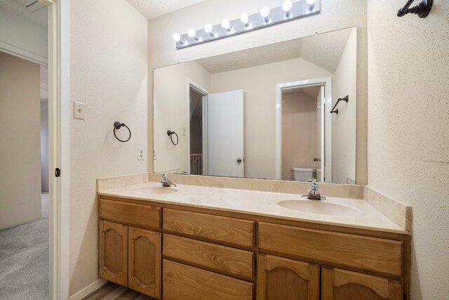 2311 Jackson Ln, League City, TX 77573 - bathroom with double vanity and toilet