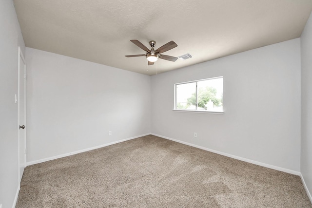 4310 Lucas Trace Ct, Houston, TX 77066 - carpeted empty room featuring a ceiling fan and baseboards