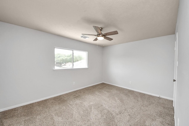 4310 Lucas Trace Ct, Houston, TX 77066 - carpeted empty room featuring ceiling fan and baseboards