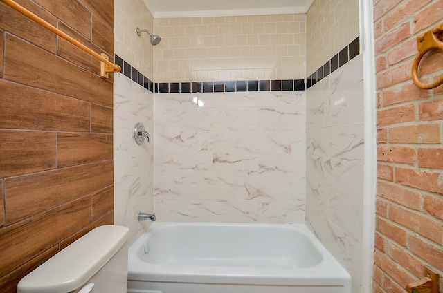 7373 Cook Rd, Houston, TX 77072 - full bath with toilet and bathtub / shower combination