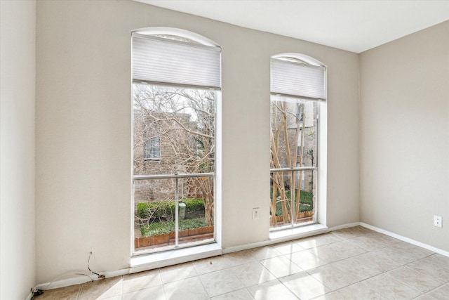 4631 Wild Indigo St Unit 575, Houston, TX 77027 - tiled spare room with plenty of natural light and baseboards