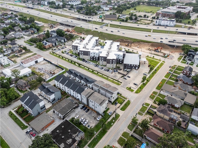 2317 Cleburne St, Houston, TX 77004 - aerial view of property's location with a main thoroughfare and nearby suburban area