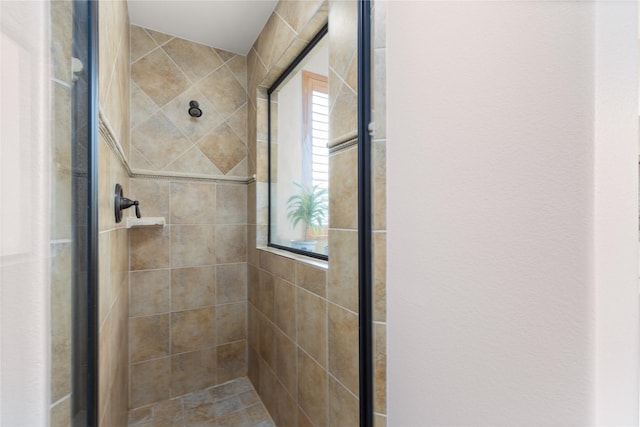 25019 Bahme Springs Ln, Porter, TX 77365 - full bathroom featuring a shower stall and plenty of natural light